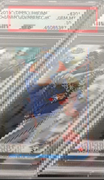 2019 Topps Chrome Vladimir Guerrero Jr #201 Rookie Card RC PSA 10