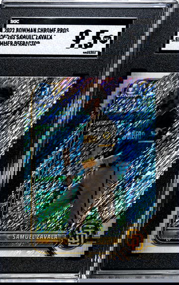 2022 Bowman Chrome Samuel Zavala Shimmer Refractor