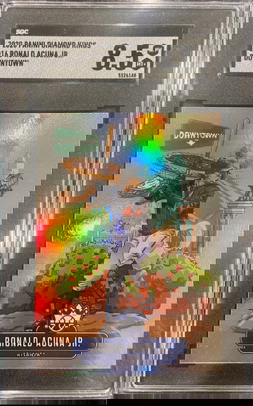 2020 Panini Diamond Kings #D16 Ronald Acuna Jr Downtown SGC 8.5 NM-MT+ SSP