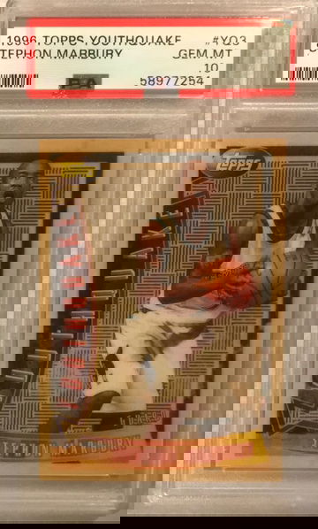 Stephon Marbury Rookie 1996 Topps Youthquake #YQ3 - PSA 10 Gem Mint