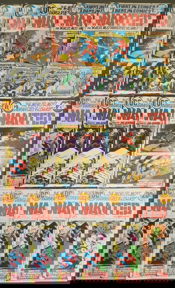 WANTED THE WORLDS MOST DANGEROUS VILLAINS LOT (1972-1973)