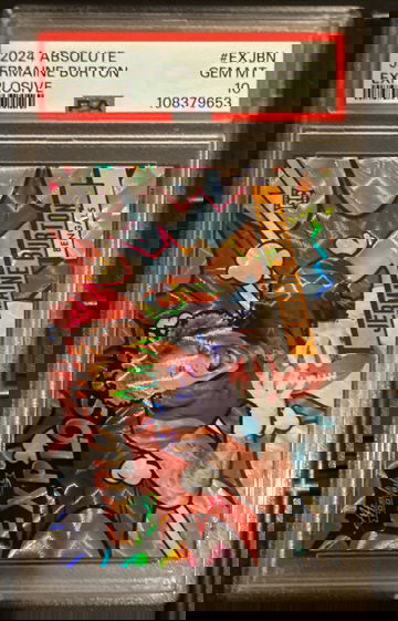 2024 Absolute Jermaine Burton Explosive PSA 10