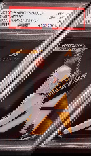 2013 Pinnacle #PS13 Pinnacle Of Success Derek Jeter PSA 8 NM-MT