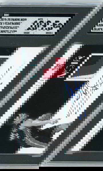2019 Panini Noir Tyler Herro RPA 12/99 SGC 9.5 GEM MINT