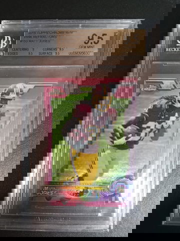 2015 Topps Chrome mini Pink Refractor Matt Jones #153 RC 9/25 BGS 9.5