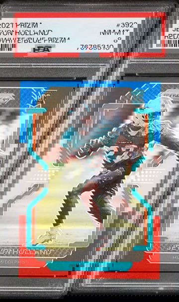 2021 Panini Prizm Jevon Holland Red White and Blue