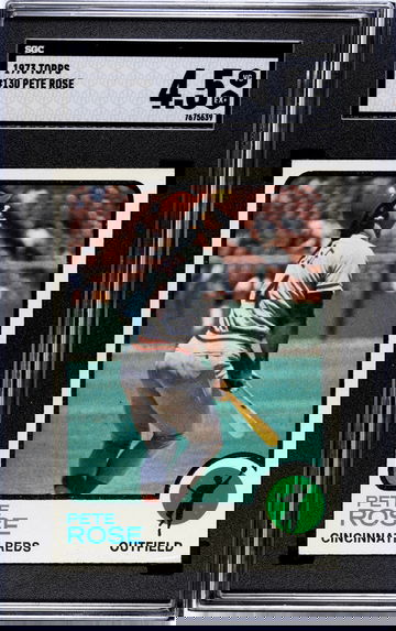 1973 Topps #130 Pete Rose SGC 4.5