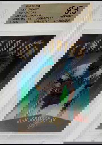 KEN GRIFFEY JR. 1999 FINEST CENTURION REFRACTORS /75 BGS 10 POP 1 ONLY