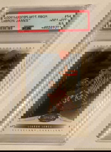 Lebron James 2004 Hoops Hot Prospect PSA 8.5