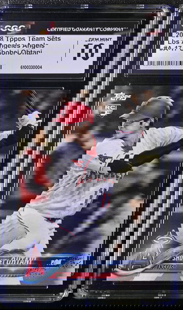 2018 Topps Team Set Shohei Ohtani #A-17 Rookie RC Graded CGC 10 Pop 7!