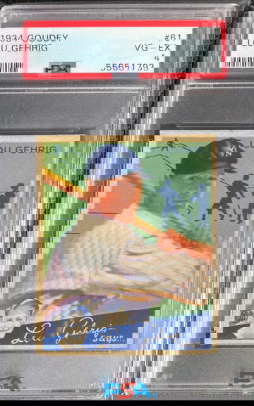 1934 Goudey Lou Gehrig #61 PSA 4