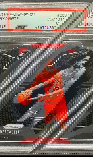 Coby White 2019 Panini Prizm #253 Rookie PSA 10