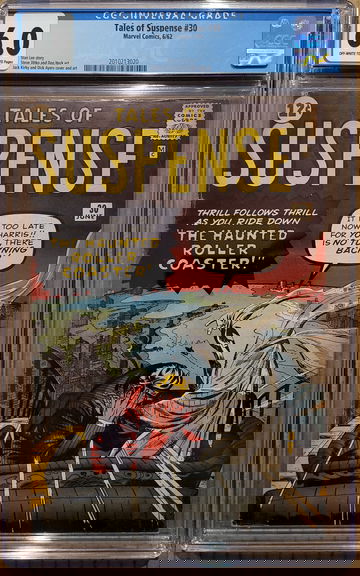 Tales of Suspense #30 CGC 6.0 Haunted Roller Coaster Atlas 1962 Kirby