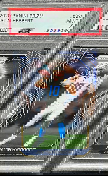 2020 Prizm Justin Herbert PSA 9
