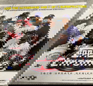 2020 Topps Chrome Update Mega Box Sealed