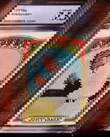 1972 Topps Dusty Baker #764 CSG 7.5 HIGH NUMBER