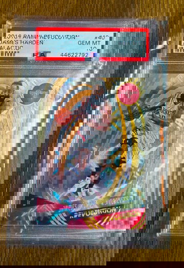 2016 Panini Revolution James Harden Galactic PSA 10 Rockets #40