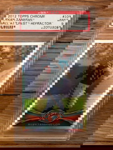 2012 Topps Chrome - Ryan Tannehill - Rookie Refractor PSA 9 Mint