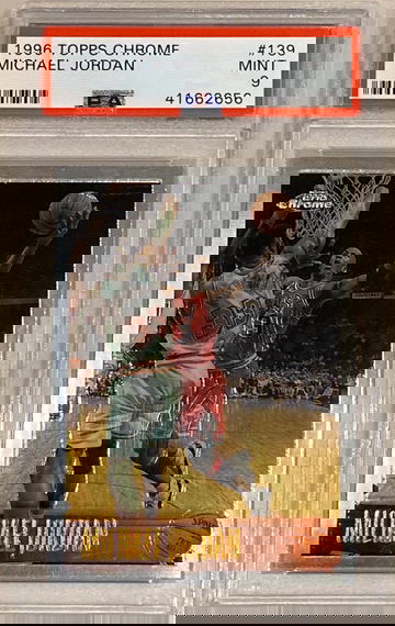 1996 Topps Chrome Michael Jordan PSA 9 MINT