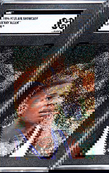 1996-97 Flair Showcase Ray Allen RC #35 Row 0 SGC 8