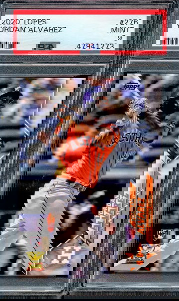 2020 Topps Yordan Alvarez #276 Rookie RC PSA 9 Mint