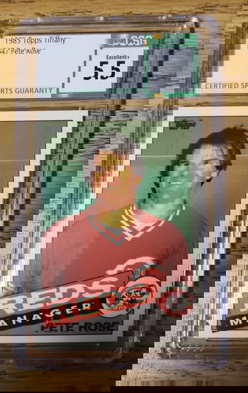1985 topps tiffany pete rose