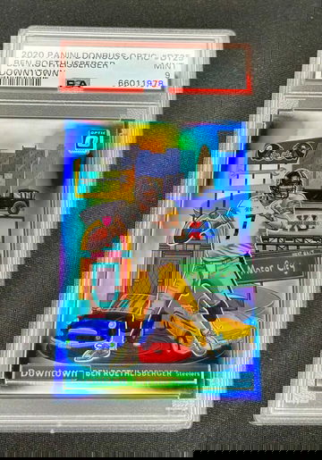 2020 Ben Roethlisberger Panini Donruss Optic Downtown Super Bowl Prizm Silver PSA 9 #DT-25 SB SP HOLO