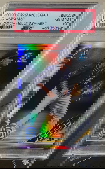 C.J. Abrams 2019 Bowman Draft Refractor 