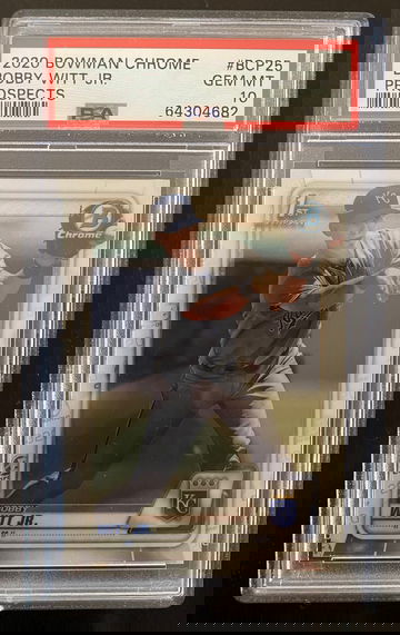 2020 Bobby Witt Jr. Bowman Chrome Prospects 1st Bowman PSA 10