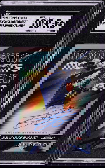 2023 Finest Moments Julio Rodriguez AUTO #FMA-JR SGC 9.5 MINT+