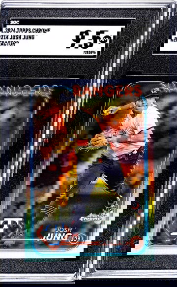 2024 Topps Chrome Refractor Josh Jung #214 SGC 9.5
