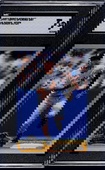 1999 Topps Opening Day #48 Derek Jeter SGC 7