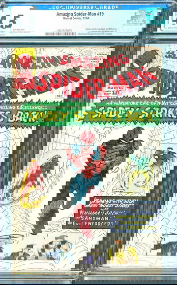 Amazing Spider-Man #19 (1964) CGC 4.5 -- O/w to white; 1st Mac Gargan cameo