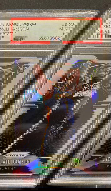 2019 Zion Williamson Panini Prizm Silver Rookie PSA 9
