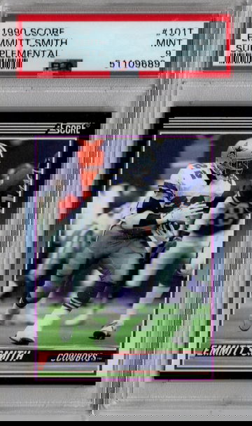1990 Score Supplemental Emmitt Smith PSA 9