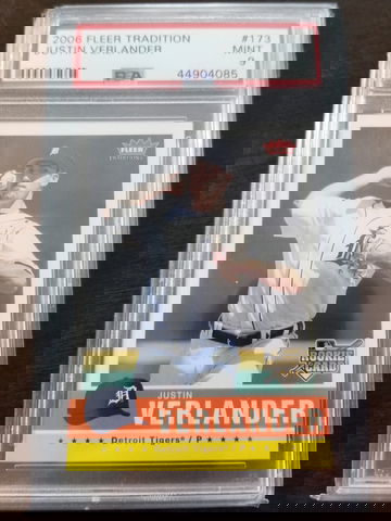 2006 fleer tradition justin verlander
