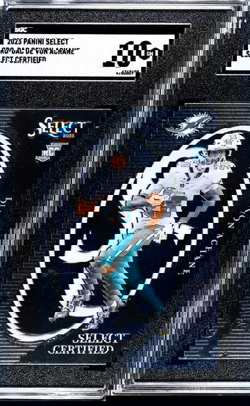 2023 Panini Select #CRO-DAC De'Von Achane Select Certified SGC 10