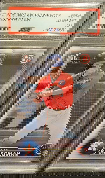 2016 Bowman Prospects #BP4 Alex Bregman PSA 10