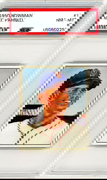 1950 Bowman Mel Parnell #1 PSA 8 P1260