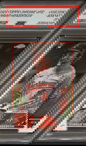 2023 Topps Chrome Update Gunnar Henderson #USC208 PSA 10