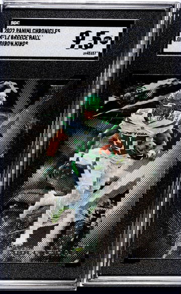 2022 Panini Chronicles #GK-12 Breece Hall Gridiron Kings SGC 9.5