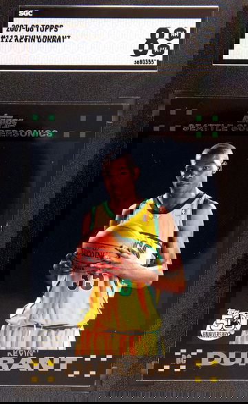 2007 Topps Kevin Durant SGC 8