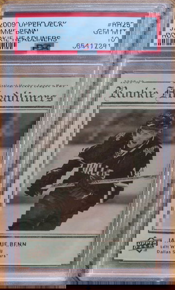 2009 Upper Deck Jamie Benn Rookie Headliner PSA 10