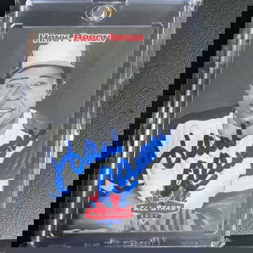 2007 all star Kellogg hank aaron auto