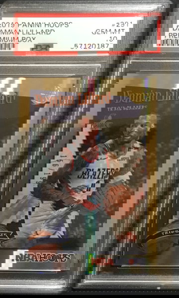 2019 Damian Lillard Panini Hoops Premium Box Silver /199 PSA 10