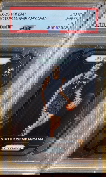 2023-24 Panini Prizm Victor Wembanyama Rookie Card RC #136 PSA 9 Spurs MINT 