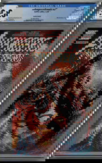 Avengers/Invaders 5 CGC 9.8 Variant cover Ms. Marvel vs. Namor