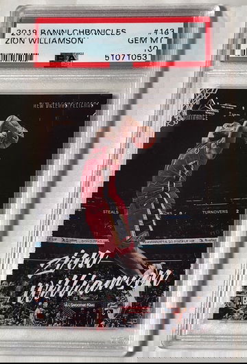 2019 PANINI CHRONICLES #143 ZION WILLIAMSON GEM MT-10