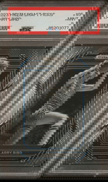 2023-24 Panini Prizm Draft Picks Larry Bird #95. Graded —> PSA 9 Mint Basketball Card.