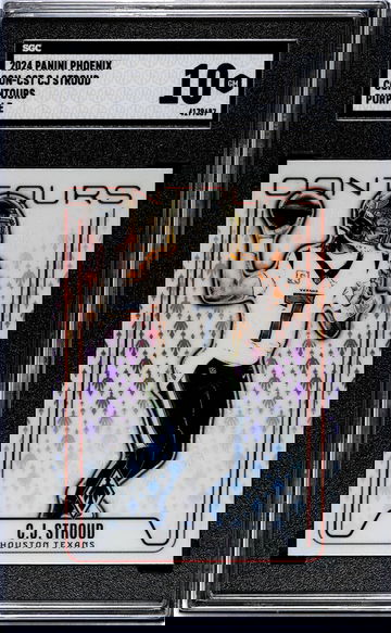 2024 Panini Phoenix #CON-CST Cj Stroud Contours Purple SGC 10
